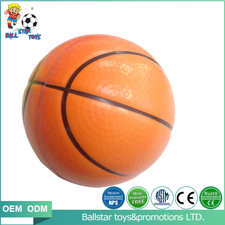 4 inches PU foam basketball 10CM Soft stress Ball