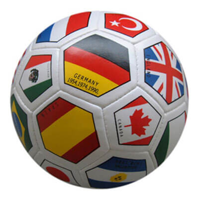 PU leather soccer ball factory