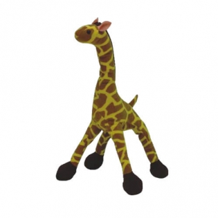 Zoo souvenir stuffed giraffe toy 