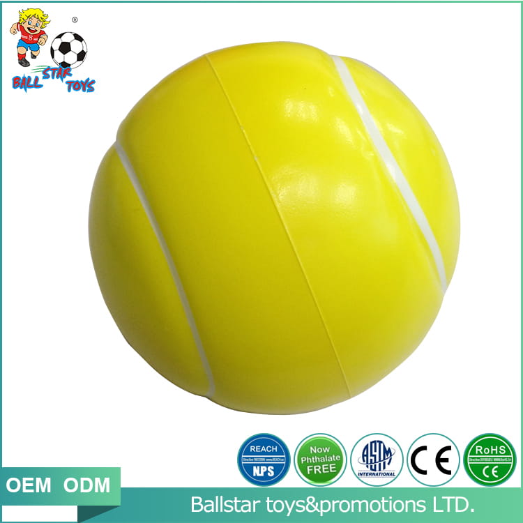 2.5 inches PU foam tennis 6.3CM Soft Ball toy